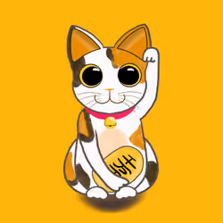 Tricolor Lucky cat 