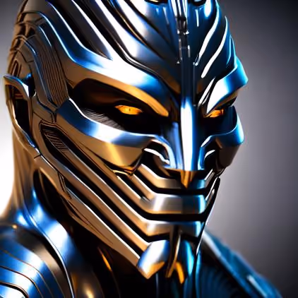 Silver Shrouded Samurai Y