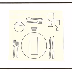 Andy Warhol's Pantry Token 51: Place Setting 3
