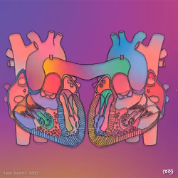 TOOG Twin Hearts, 2022 - #998/1,000