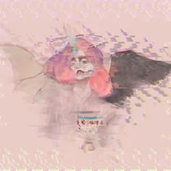 The girl with wings