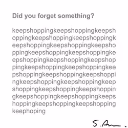 Did you forget something?