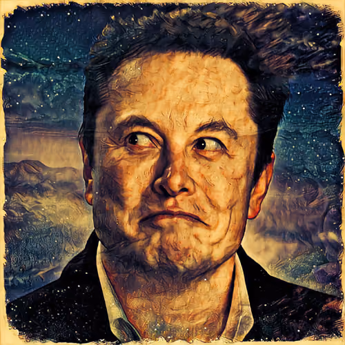 Midnight art #15 Elon Musk