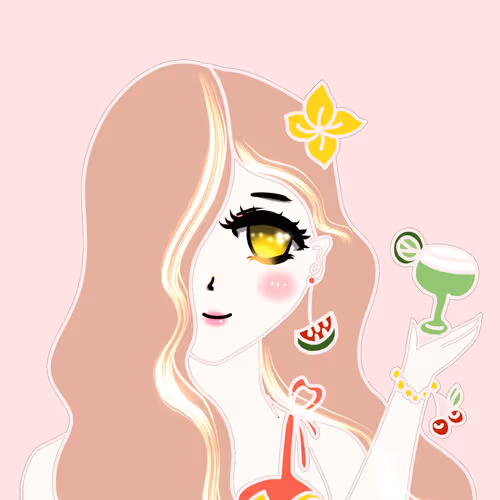 No.1 Beach girl - Galaxy eye Shy girl II