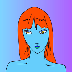 Ethereal Cosmic Girl #00398
