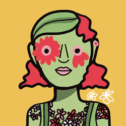 Day 1/100 - The girl with flower eyes