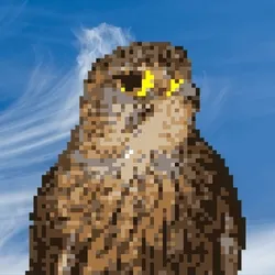 Pixel Raptors - Common Kestrel