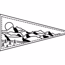 CrytoVectorD #1 - Landscape Arrow
