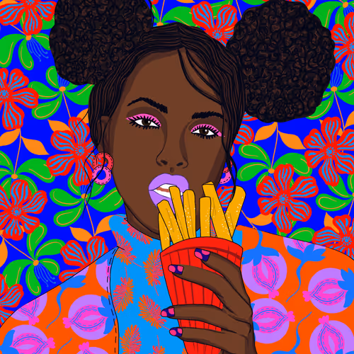 French Fries Girl
