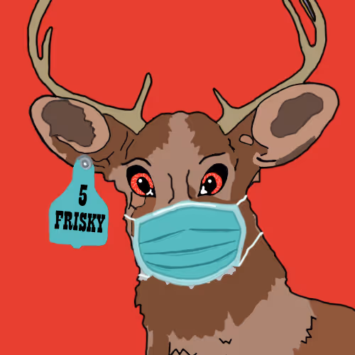 5 Frisky Deer