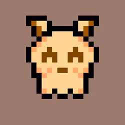 Kawaii SKULL #1464 kangaroo