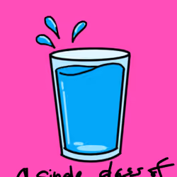 A single glass of water