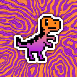 PixelSaurus Rex #0423 [Super Rare]