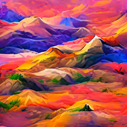 Colorful Mountains