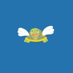 small turtle with wings 