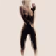 Naked Silhouette Alphabet - N