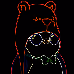 Neon Pudgy Penguin 818