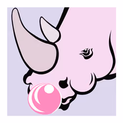 Bubble Gum Rhino 01