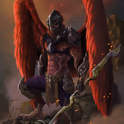 Garuda, the warrior of the sky