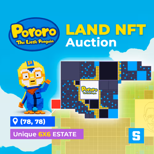 Pororo LAND Sale - 6x6 Estate M [78,78]