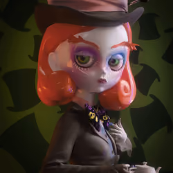 Doll collectible -Merry Unbirthday to you