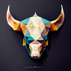 Geometric Vector Bull #005
