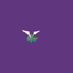 Cannibal Turtles with Wings X Old Timer Purple