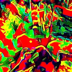 ABSTRACT CHRISTMAS LIGHTS