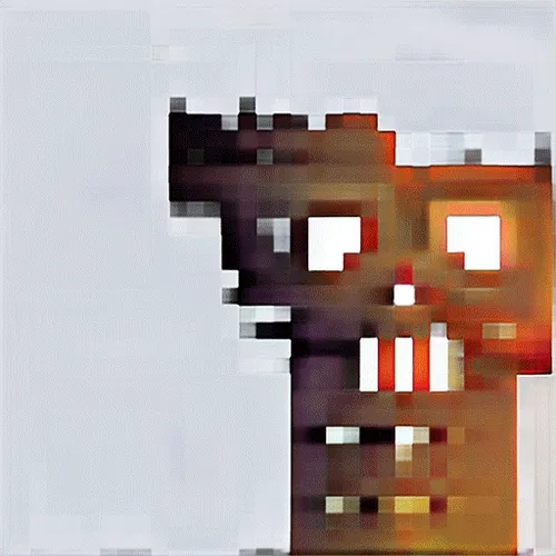 Flaming skullGAN (116/128)