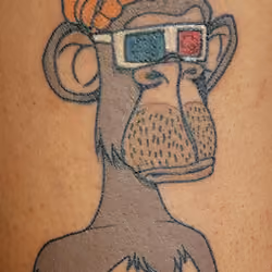 Bored Ape Yacht Club #4168 Tattoo