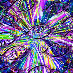 DMT psychedelic art : Eyes
