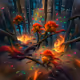 Fire Flowers #3