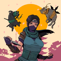 NINJA MISSILE AND FRIENDS