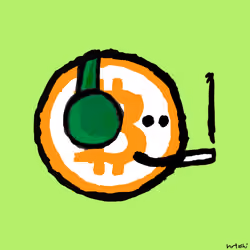 mfer bitcoin green