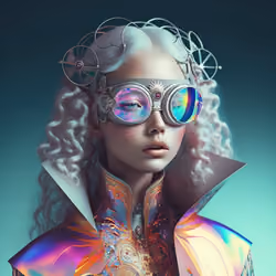 RETRO FUTURISTIC AR GLASS 16