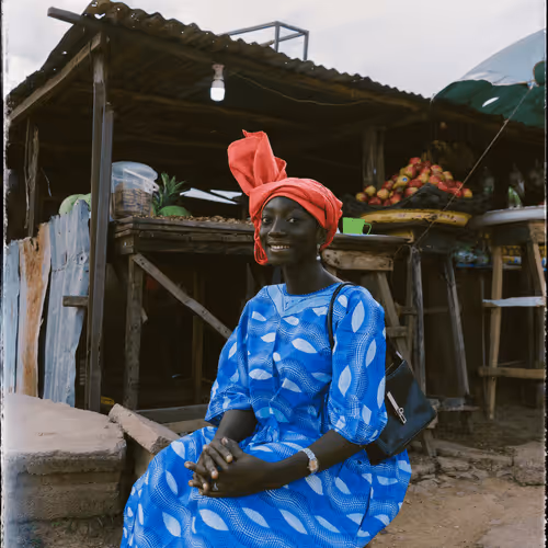 Colorful African Woman