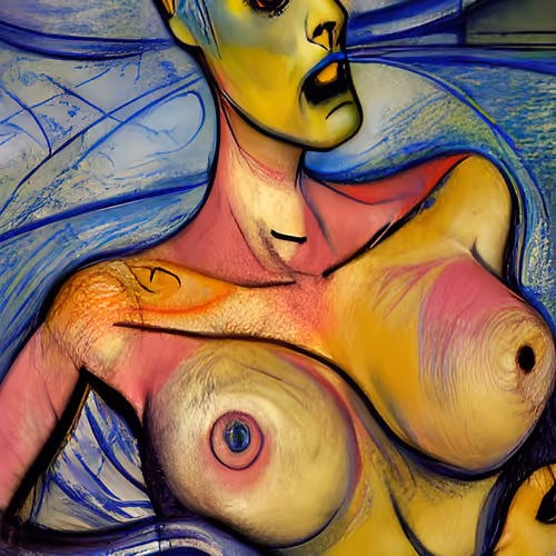 'Naked Yellow Woman' |Paolo Galleri|