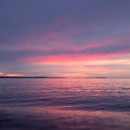 Pink sunset, calm lake 1/1