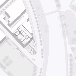 Living between the parking decks, siteplan