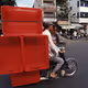 Bikes of Burden #8. Red Crates.