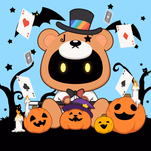 Joker Pumpkin Pumpkin Candle Bat #68