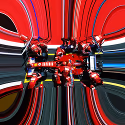 Michael Schumacher: Ferrari Teamwork Time Warp