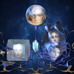 Galactic Art Piece - Trapped Souls