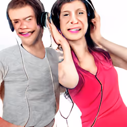 People listening music