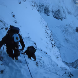 The danger on the way to the summit