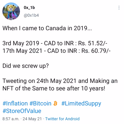 Inflation & Currency Decay.