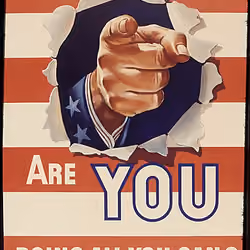 Propaganda Poster #2 - Are you doing all you can?