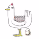 Sick hen #050 A