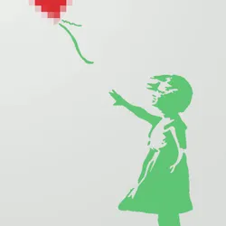 Pixel NFT #0219 - Balloon(LG) - Bnsk project
