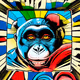 #00413 cozmic monkey
